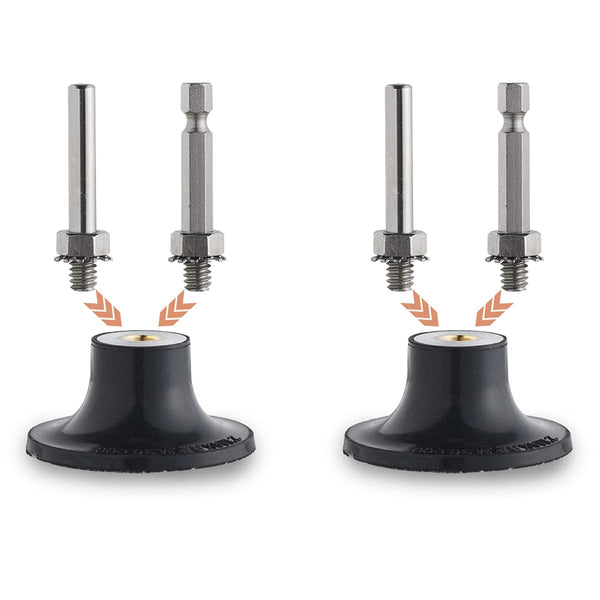 Tshya Quick Change Disc Pad Holder, 2 Pack Disc Holder, with 2