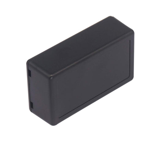 Zulkit 5Pcs ABS Plastic Project Boxes, Electrical Project Case Power Junction Box Black 2.8 x 1.7 x 0.91 Inch