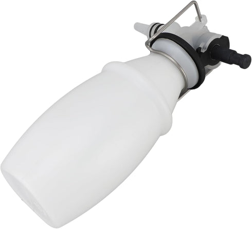 Miriam Song 500ml Milk Sampling Bottle - PP Easy Cleaning Dairy Sampling Container with Stainless Steel Clip