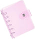 PATIKIL A7 Clear Binder Cover, Soft PVC Loose Leaf Binder Protector, Snap Button Closure