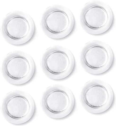 Magnets for Glass Whiteboard, Dry Erase Board, Bulletin Board, Rare Earth Neodymium Magnet, Clear (9 Pack)