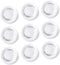 Magnets for Glass Whiteboard, Dry Erase Board, Bulletin Board, Rare Earth Neodymium Magnet, Clear (9 Pack)