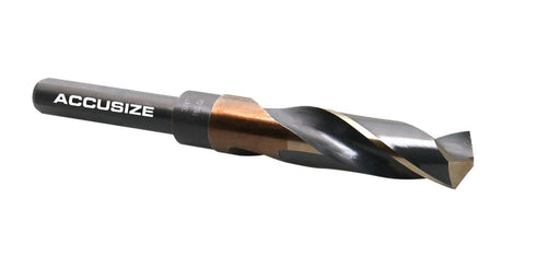 Accusize Industrial Tools 3/4'' ANSI M35 Drill, 1/2'' Shank, 135 Degree Split Point, 0412-0034