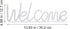 Zerodeko Welcome Neon Sign LED Light Decorative Welcome Sign Neon Lamp for Bar Cart Bedroom Wall Decor Party Atmosphere