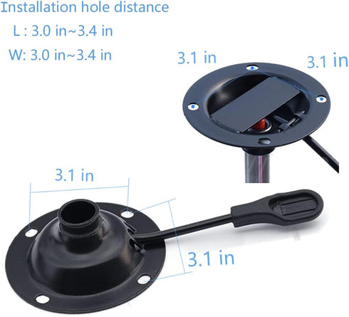 Replacement - Heavy Duty Office Chair Tilt Control - 3.1inx 3.1in (L x W) - for Desk Chair Computer Chair Parts