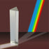 Amlong Crystal 4 inch Optical Glass Equilateral Prism for Teaching Light Spectrum Physics and Photography