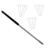Reusable Inoculating Loop Kit: 5pcs 2mm, 5pcs 3mm, 5pcs 4mm Inoculating Loops + 1 Inoculating Rod