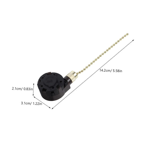 OSALADI Ceiling Fan Pull Switch for Wall Sconce and Light Fixtures