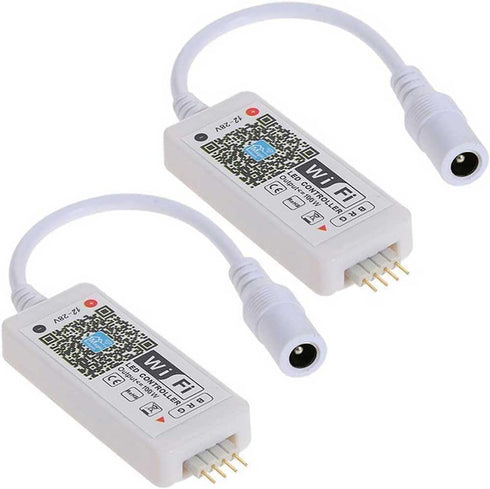 Aubric Smart WiFi LED Controller, RGB Led Strip Lights Wireless Controller, Compatible