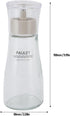 ZASCHMOY Countertop 150ml 260ml Glass Mouthwash Dispenser Elegant Refillable Multifunctional Dispenser with Spout