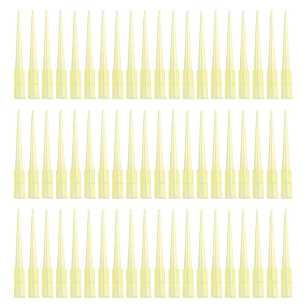 WMYCONGCONG 500 PCS Pipette Tips 200ul Clear Yellow Universal Disposable Tips for Lab Liquid Pipettor
