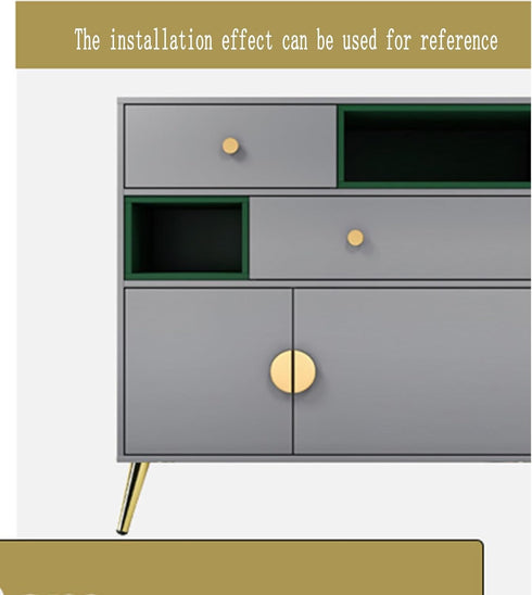 HZEPDVT Legs(10cm) Versatile Furniture Support Legs Bedside Table Metal feet Tapered Cabinet feet Sofa feet Light