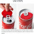 Tangseajiao 6Pcs Random Color Soda Can Covers Lids, Silicone Can Covers for Soda Lid Drink Beer Pop Beverage, Can