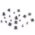 Hilitchi 250-Pcs 6 x 6mm 12 x 12mm Tactile Push Button Switch Micro Momentary Assortment Kit