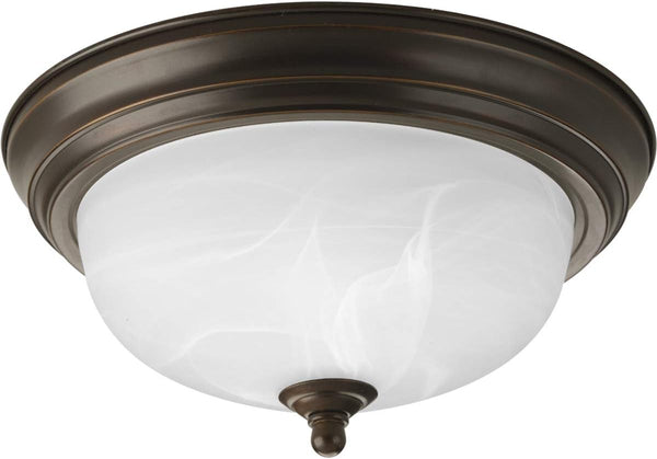 Progress Lighting 1-Light Ceiling Light, Flush Mount Ceiling Light Fixture for Interior
