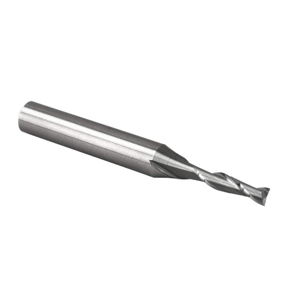 POWERTEC Solid Carbide Up Cut 1/8" Spiral Router Bit, 1/4" Shank Woodworking Router Bits for CNC and Router