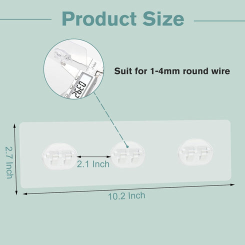 4 PCS Corner Shower Caddy Adhesive Sticker Replacement Hook, for Shower Caddy Bathroom Rack Shelf Soap Dish Basket Wall