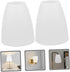 3Pcs 32MM VILLCASE White Plastic Lamp Shade for Floor Lamps Bell Shape Replacement Lampshade Home Decor Lighting