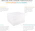 Moving Supplies, 14"x14" 50 Pack Cushion Foam Pouches, Packing Supplies for Moving and Storing, Foam pouches for Packing Dishes, Glasses, Cups. by Generic
