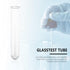 10pcs Test Tube Professional Bottle, Glass Container for Scientific Experiments