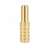 Metalwork Brass Barb Fitting, 1/4" Barbed x 3/16" Reducing Splicer Mender, Hose Adapter Joiner Connector (Pack of 2)