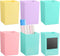 Affrolling 4 Pcs Classroom Magnetic Storage Boxes with Write Wipe Label Magnetic Storage
