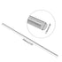 uxcell Round Steel Rod, 1.5mm HSS Lathe Bar Stock Tool 100mm Long for Miniature Axle, Cylindrical Pin DIY Craft, 20pcs