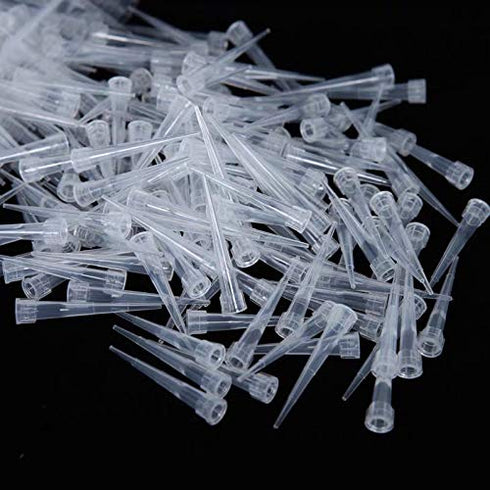 10ul Pipette Tips - Universal Pipette Tips - Clear White,1000 Pcs/Bag