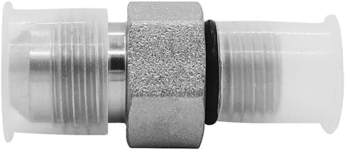 (4-PACK) 6400-06-04-O Hydraulic Hose Adapter Fitting 3/8" Male JIC x 1/4" Male O-Ring Boss