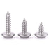 #8 x 3/4" Phillips Pan Washer Head Wood Screws, 304 Stainless Steel, Corrosion Resistant, 100 PCS