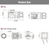 5 Pin Connector Waterproof Connectors, Aviation Wire Connector for Automotive, Power, Marine, Indoor/Outdoor Electrical