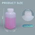 Plastic Container Lab Chemical Reagent Bottles 3.4oz Liquid Solid Storage Bottles Sample Storage Container Sealing Bottle with Cap for Food Storage (Translucent, 3.4oz, 10PACK) by UMETASS