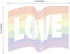 Gay Pride Flag Sticky Note Assortment | 4" x 3" Repositionable LGBTQ Love Notes | Set of 3 Rainbow Heart Flag Pads