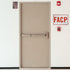 SmartSign S-9296-AL-10 "FACP" Sign | 7" x 10" Aluminum Red on White
