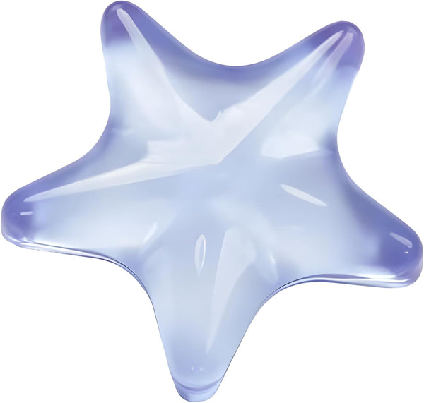 Gel Wrist Rest for Keyboard and Mouse Transparent Blue Sea Star Elbow