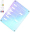 MAGICLULU Magnetic Fridge Calendar, Iridescent Clear Acrylic Dry Erase Board, Reusable Weekly Planner with Markers