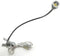 QUANS 5W 3 Colors LED COB Clip on Light Silver 19.68 INCH