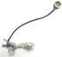 QUANS 5W 3 Colors LED COB Clip on Light Silver 19.68 INCH
