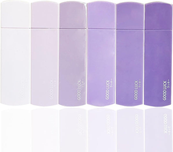 LOPURO White Out Correction Tape, 6Pcs Cute White Out Tape for Instant Correction - Pastel Color Correction Tape Eraser