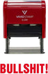 Bullshit! Self Inking Rubber Stamp - Medium with Red Ink