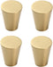PILYON Dresser Pulls 4 Pcs Brass Handle Handles for Home Improvement/Drawer/Cabinet/Bedside Table Handle,
