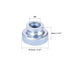 uxcell Knurled Thumb Nuts, 20Pcs M4x0.7mm Iron Round Knobs Fastener for 3D Printer Parts