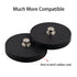 MUTUACTOR 62LB Anti-Scratch Neodymium Rubber Coated Magnet with M6 Female Thread, Strong Mounting Magnet for Tools