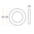 uxcell Nylon Flat Washers M6, Pack of 200, 13mm OD, 6mm ID, 1mm Thickness for Faucet Pipe Water Hose