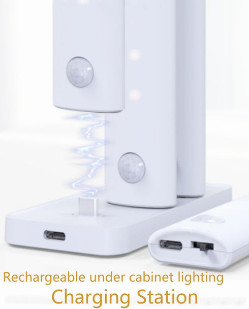 Anmeery Motion Sensor Light Charging Station Multi-Device Charging Station Charging Three LED Lights at The Same Time