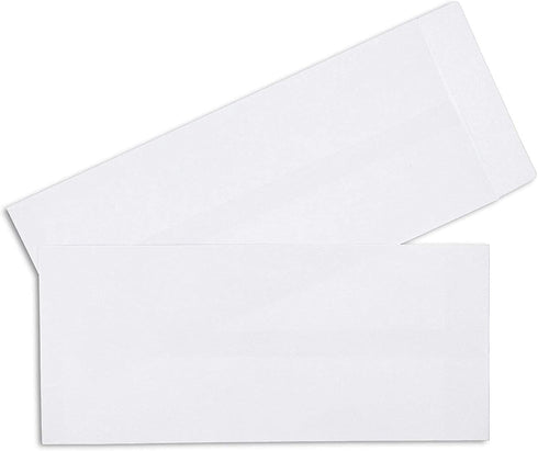 Juvale 50-Count #14 White Policy Business Envelopes, 11.5 x 5 Inches for Office Use