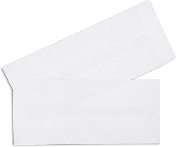 Juvale 50-Count #14 White Policy Business Envelopes, 11.5 x 5 Inches for Office Use