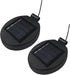 Solar Lantern Light Replacement Top, LED Solar Panel Lantern Lid Replacement for Outdoor Flower DIY Garden Decor (2PCS)