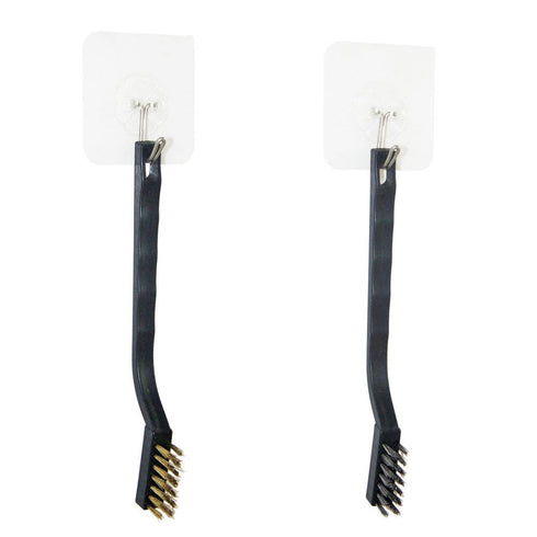 12PCS Mini Wire Brushes, Stainless Steel & Brass Brush Set for Automotive Cleaning & Rust Removal