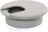 2pcs 2 Inch Desk Wire Cord Cable Grommets - Plastic Cover for Office PC Desk Cable Organizer (Grey-2Pcs)